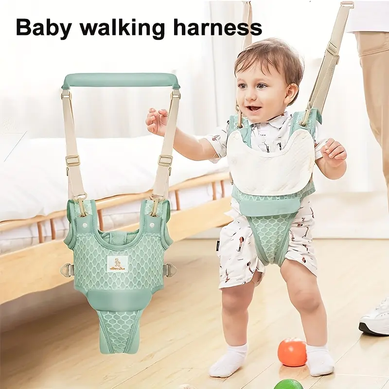 (New)1pc Summer Baby Walking Harness, Handheld Child Walking Aid, Toddler Safety Belt for Walking Training, Helps Infants Walk, Supports Walking Training Tools, Baby Walking Equipment