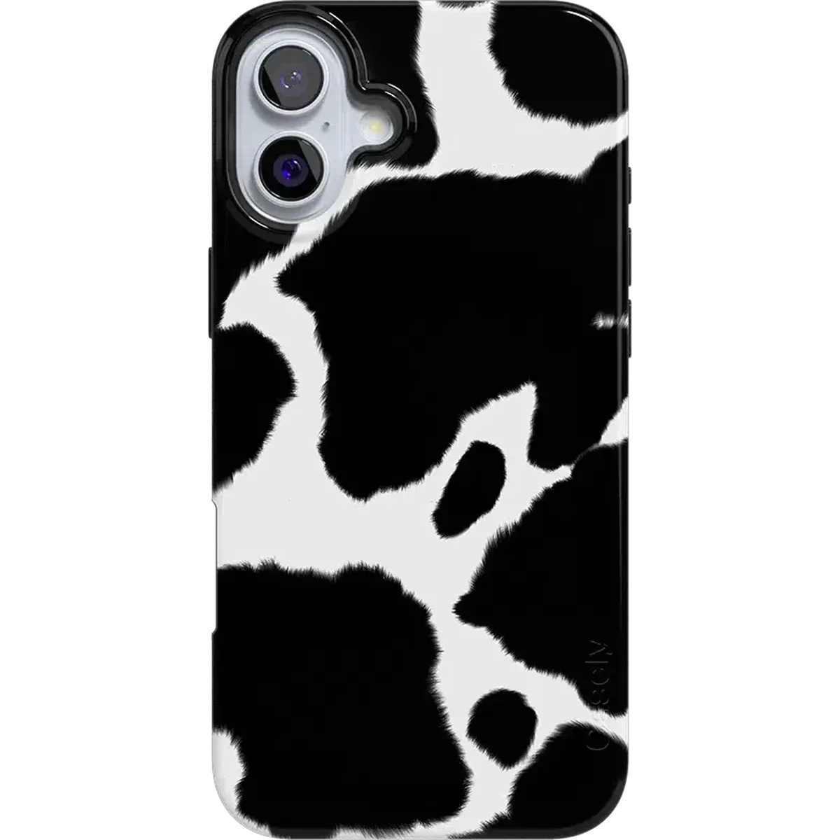 Casely iPhone 16 Plus Case | Current MOOd | Cow Print | Compatible with MagSafe | Classic Ultra Thin Design