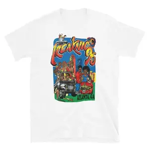 Rare FreakNik GA White unisex Short sleeve Cotton Shirt Gift family, Biggie, Brandy, MJB Atlanta, Country Music