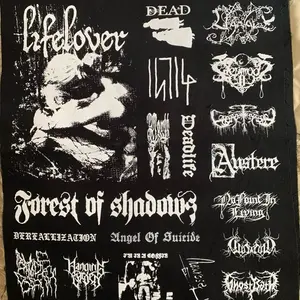 dsbm patches sheet black metal