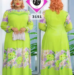 Luxury gown dresses L,XL XXL 3XL  Casual AVAILABLE IN LEMON, SKY BLUE AND CREAM COLOR