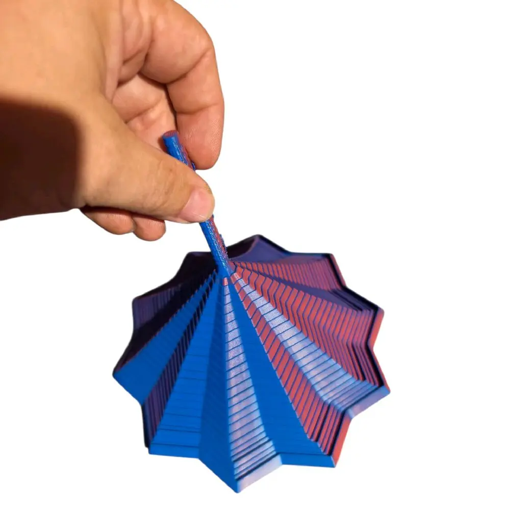 3d Printed Figit Stars Fun for Everyone - Colorful Geometric Design Item