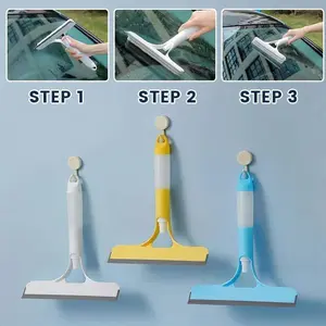3-in-1 spray squeegee, window squeegee with spray 3-in-1 window squeegee cleaner, spray squeegee cleaner tool with spray bottle, Silicone Squeegee, suitable for cars, homes, and kitchen windows