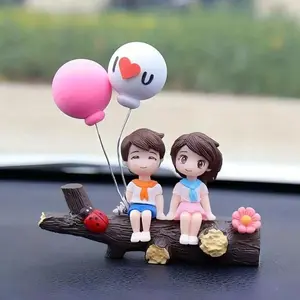 Cartoon Couple Design Car Decoration, Creative Car Interior Decoration, Automotive Ornaments, Fashion Car Accessories for Women & Men, Car Stuff, Car Decor for Girls, Car Trinkets, Teenage Girl Gifts fashionable