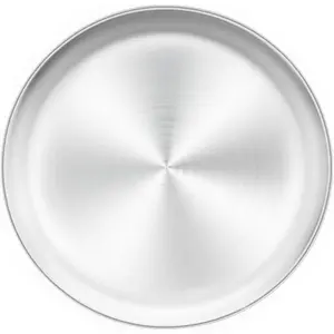 Stainless Steel 12 Inch Round Pizza Pan Tray for Pizza Oven Baking, Healthy & Heavy Duty, Dishwasher Safe & Easy Clean