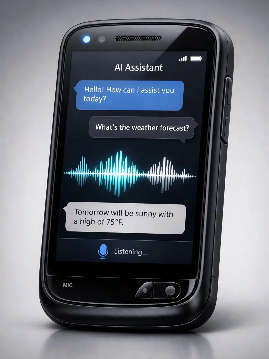 AI Pocket Companion Handheld — Anonymous Chat Assistant with Voice Chat & Visual Interface No Limits Secure Private Backend Processing