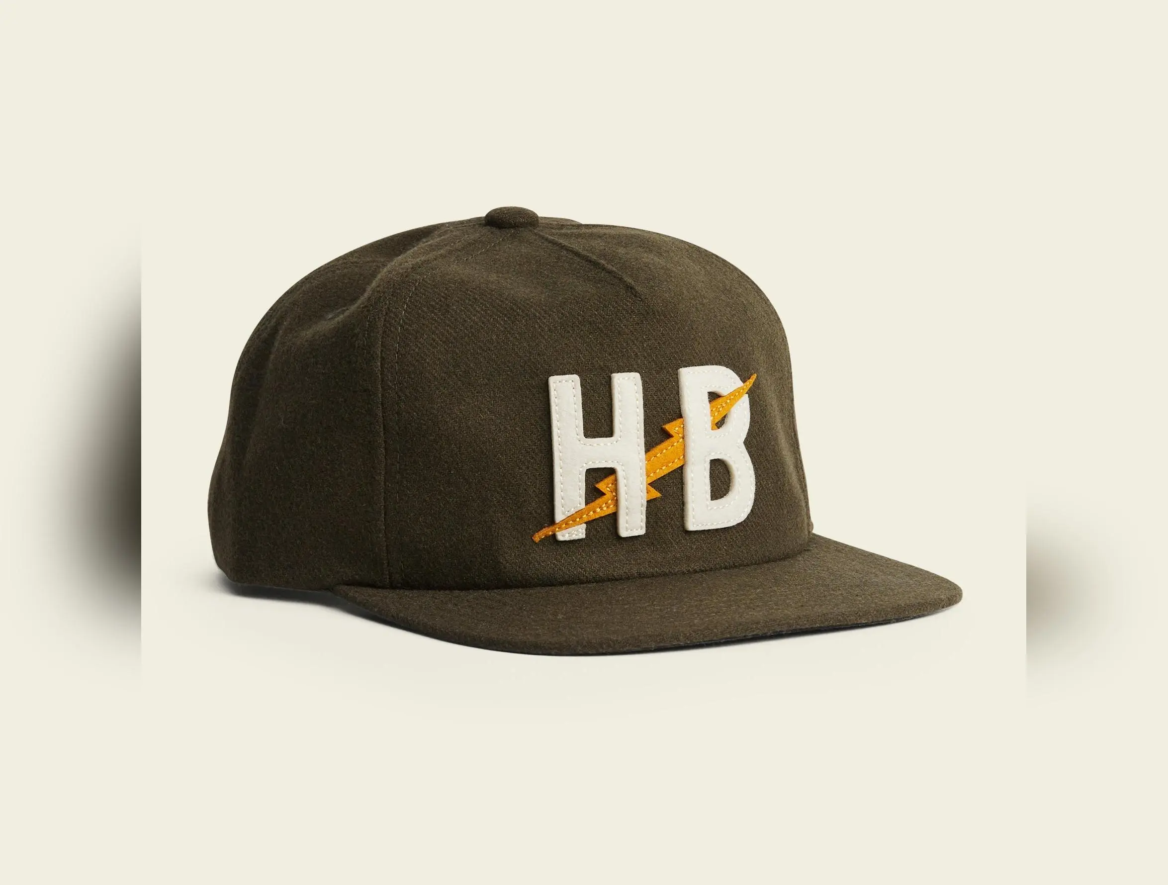 Unstructured Snapback Hats: Big HB : Dark Olive