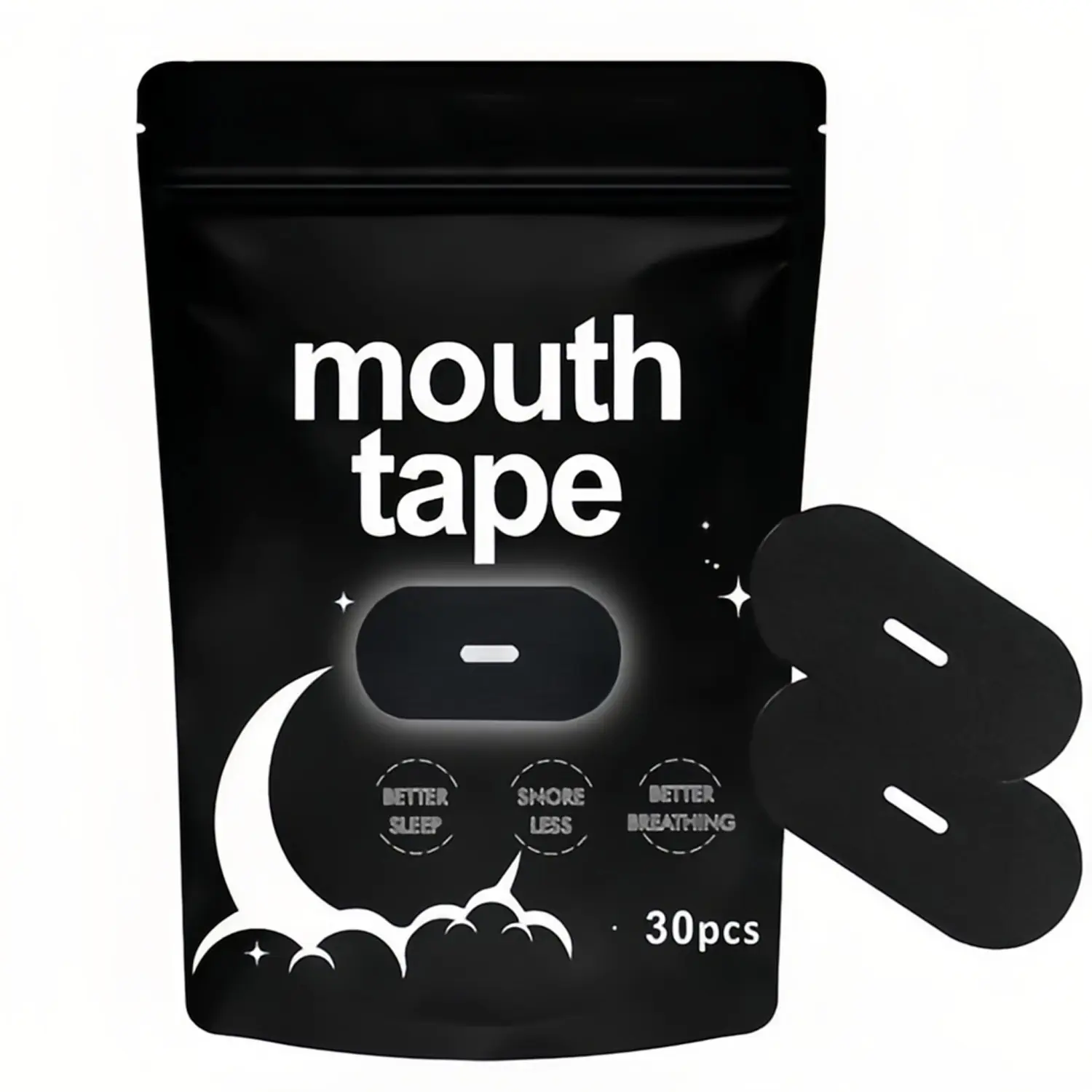 Breathable Material Sleep Strips Patches, 30/60/90pcs/set Sleep Mouth Tape, Gentle on Skin Sleep Strips, Body Care Kit for Men & Women, Sleeping Accessories, Sleep Aid Products, Sleep Breathing Patch, Sleep Aid Supplies