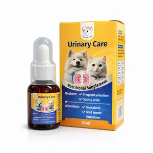 Cassiel-Pet Urinary Care Drops for Dogs & Cats | Natural Cranberry Urinary Support Supplement Can Be Fed Directly Or Mixed Into Food