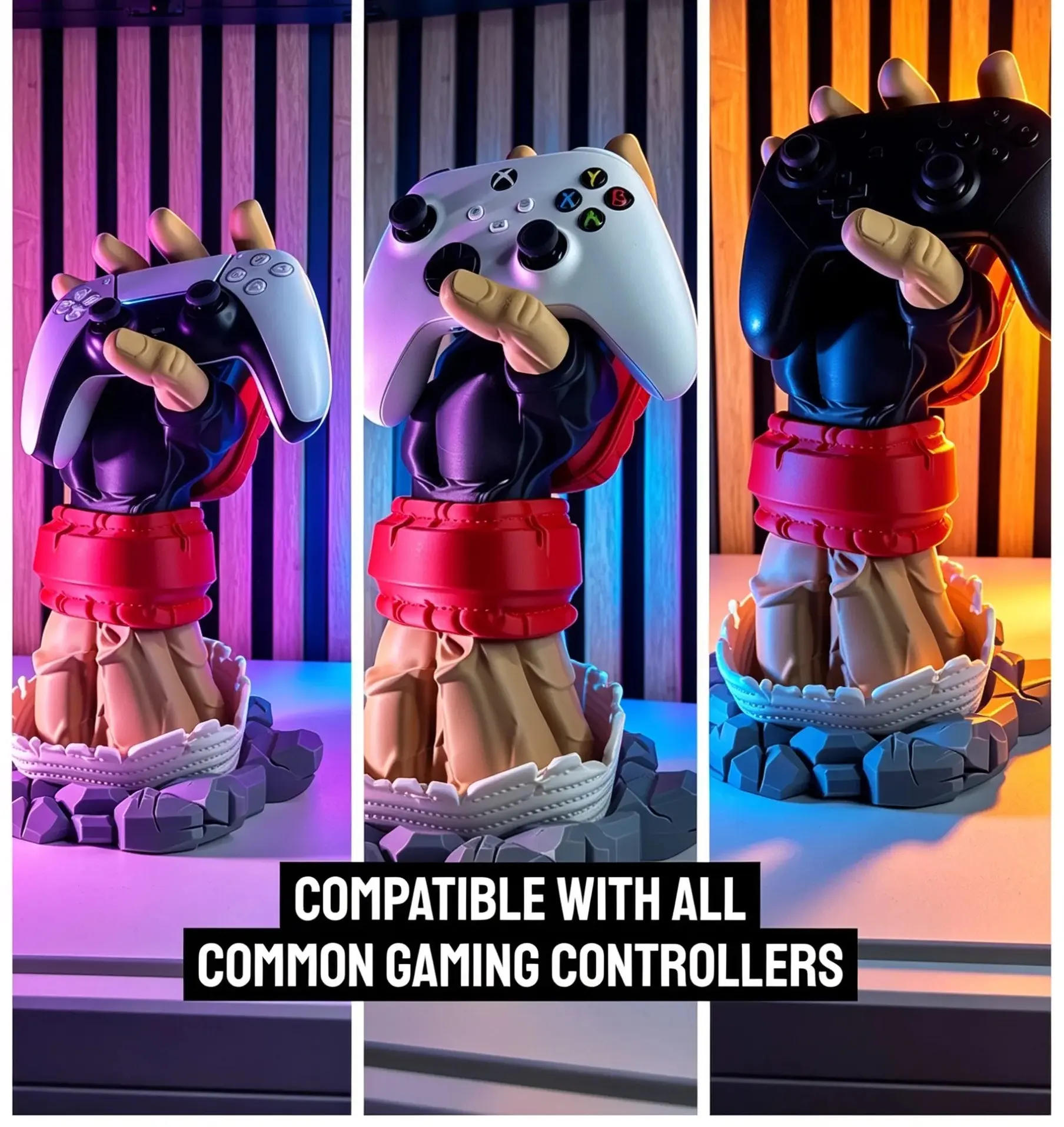 Epic Anime Gaming Controller Holder – Compatible with PlayStation, Xbox & More!