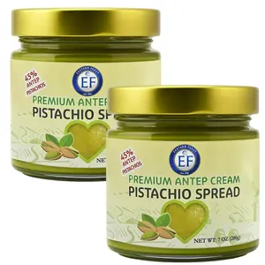 Viral Dubai Pistachio Cream – 45% Premium Antep Pistachios, 7oz ( 1 Pack / 2 Pack )