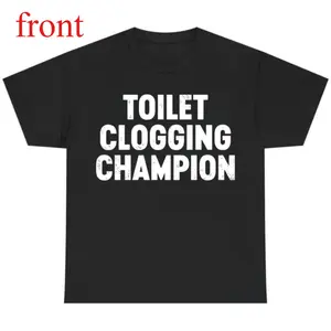 🏆 Funny Gag Gift Shirt – Toilet Champion Tee – Humor Graphic T-Shirt
