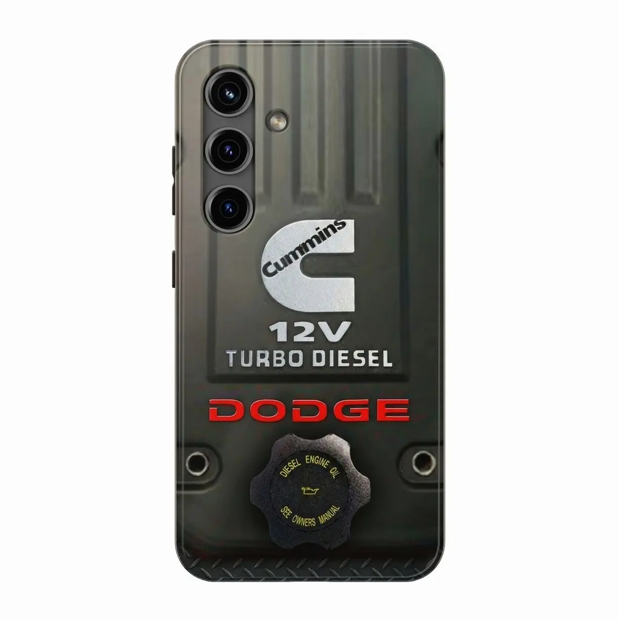 Cummins Dodge Turbo Diesel Engine Phone Case Compatible  Phone Case Compatible with iPhone 7, 8, X, 11, 12, 13, 14, 15, 16 17 & Samsung Galaxy S21, S22, S23 & S24 S25 s26 series R