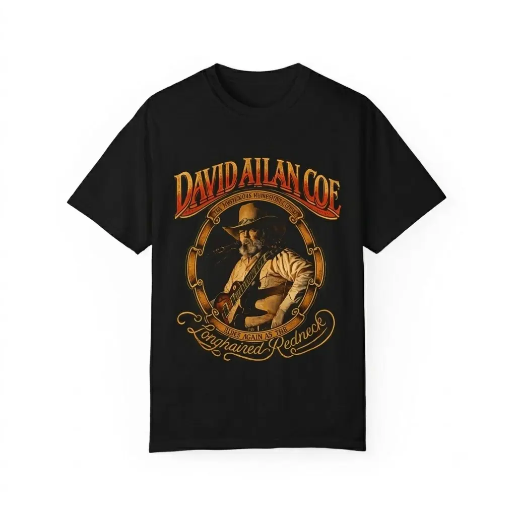 Vintage Longhaired Redneck Country Shirt - Outlaw Western Graphic Tee, Sweatshirt, Hoodie