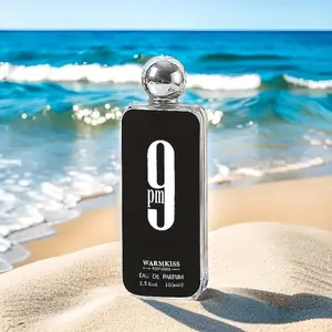 Men's Eau de Toilette 100ml Long-Lasting Woody Scent Black Minimalist Bottle Birthday Gift for Him Husband Boyfriend