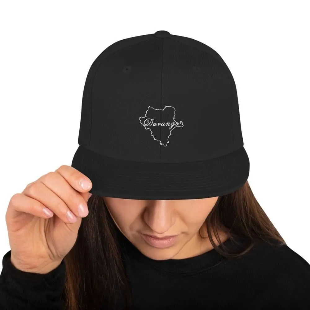 Durango Snapback Cap, Black, One Size