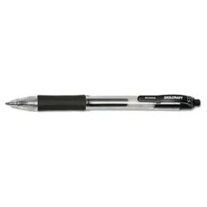 Skilcraft NSN6471706 Retractable Black Gel Pen - Smooth Writing Tool for Computers & Office Stationery Supplies, Ideal Writing Pen for Office Tasks, Black Gel Pens, Writing Pens
