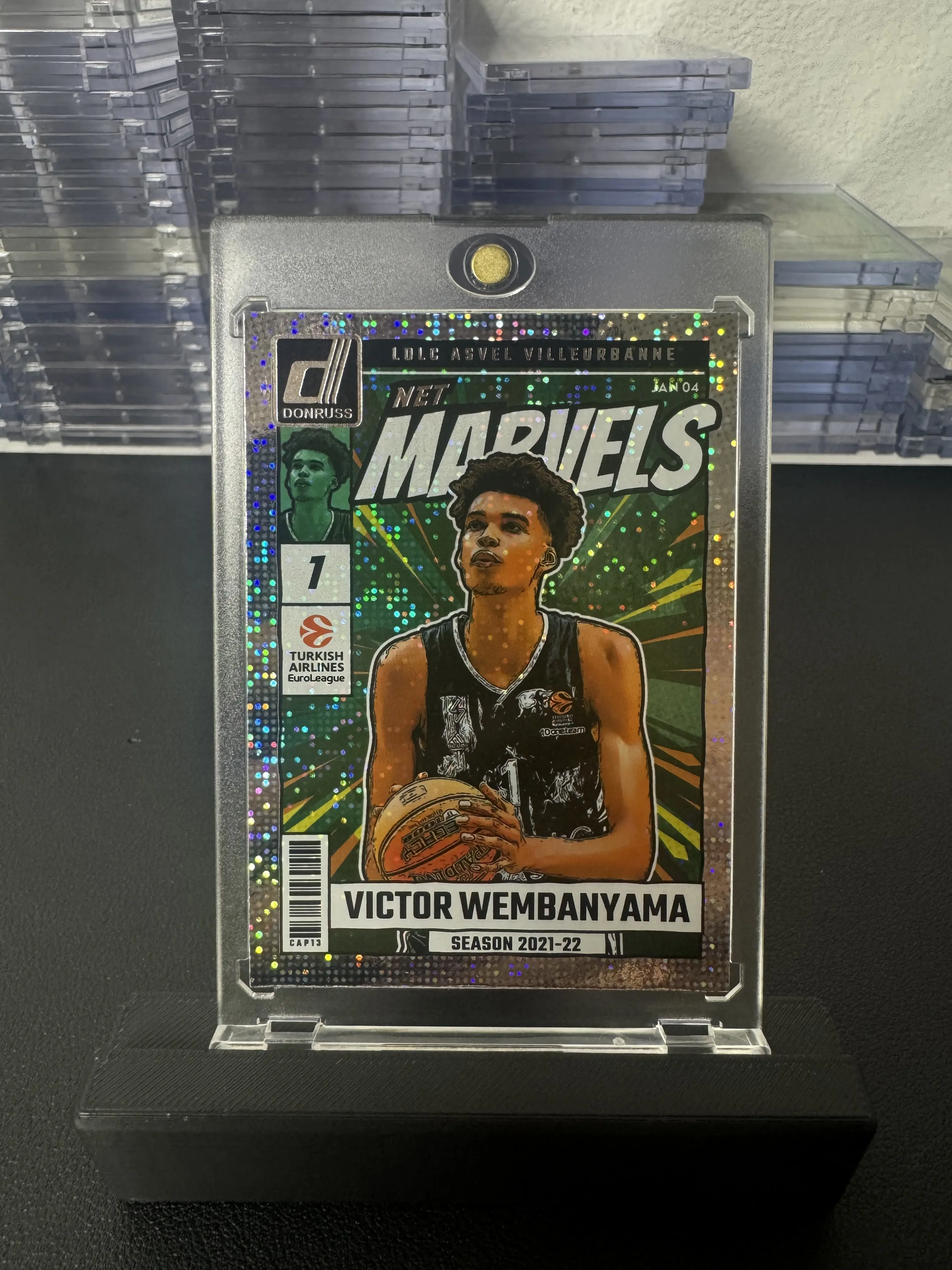 Victor Wembanyama Net Marvels Hobby Exclusive Sparkle SSP