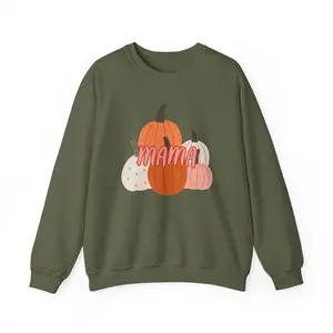 Fall Mama Sweatshirt, Pumpkin Fall Gift, Maternity Pregnancy Jumper, Pumpkin Mama Pullover, Gift For Mom