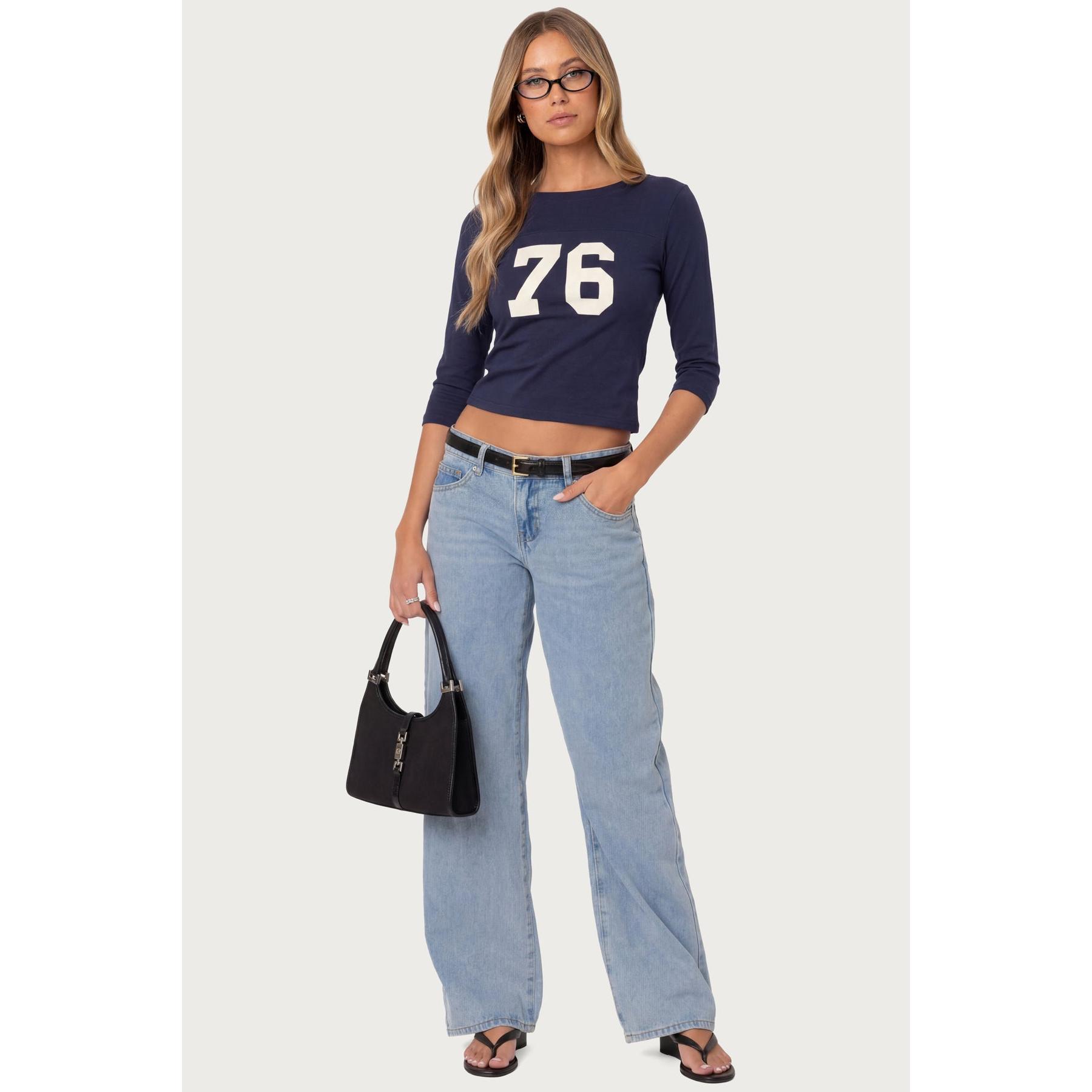 Raelynn Washed Low Rise Baggy Jeans