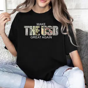 Make the USD great again - Trump MAGA Shirt Vintage 90s retro 100% cotton tee, sweatshirt, hoodie