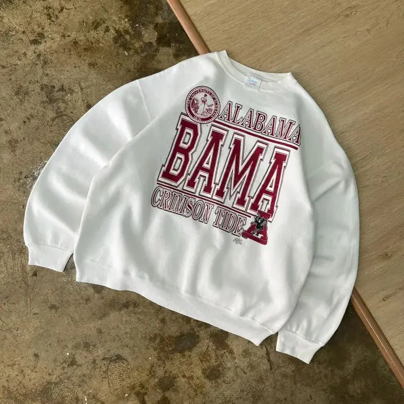 Vintage Ala Tide Sweatshirt XLarge Ala Tide Printed Pullover University of Ala Tide Sweater Bama Jumper XL