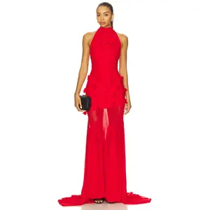 Deme by Gabriella Celeste Gown in Red
