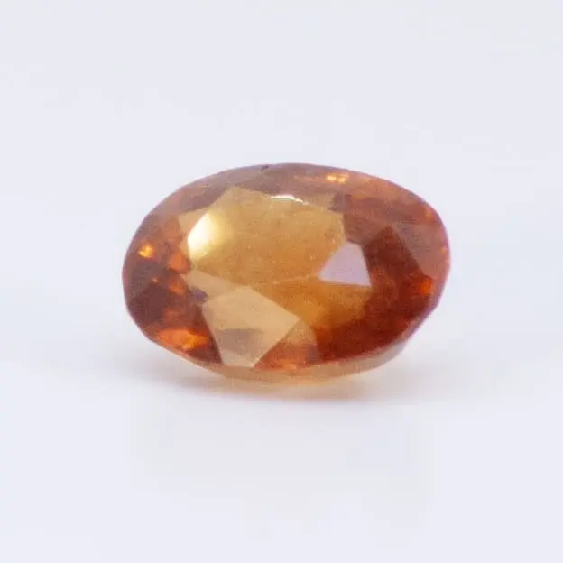 3ct Orange Citrine VVS Oval Shape (9.4x7.3x5 mm) Unheated gemstone from Sri Lanka