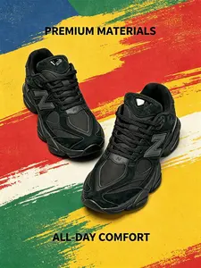 2026 New 9060 Commuter Sport Casual Shoes, Unisex Low Top, Breathable Mesh, Soft Rubber Sole, Anti-Slip, Durable, Versatile