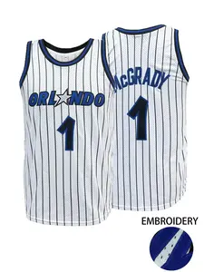 Men's #1 Embroidered Basketball Jersey,Breathable Casual Sleeveless Vest,Summer Sportswear,Figure Pattern,Unisex Sports Top