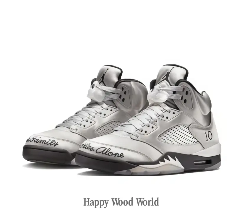 Sleek Silver Mid-Top Sports Collectible Shoes for Outfit Coordination
