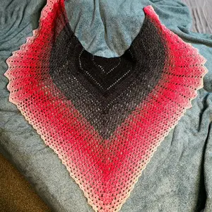 handmade crochet shawl