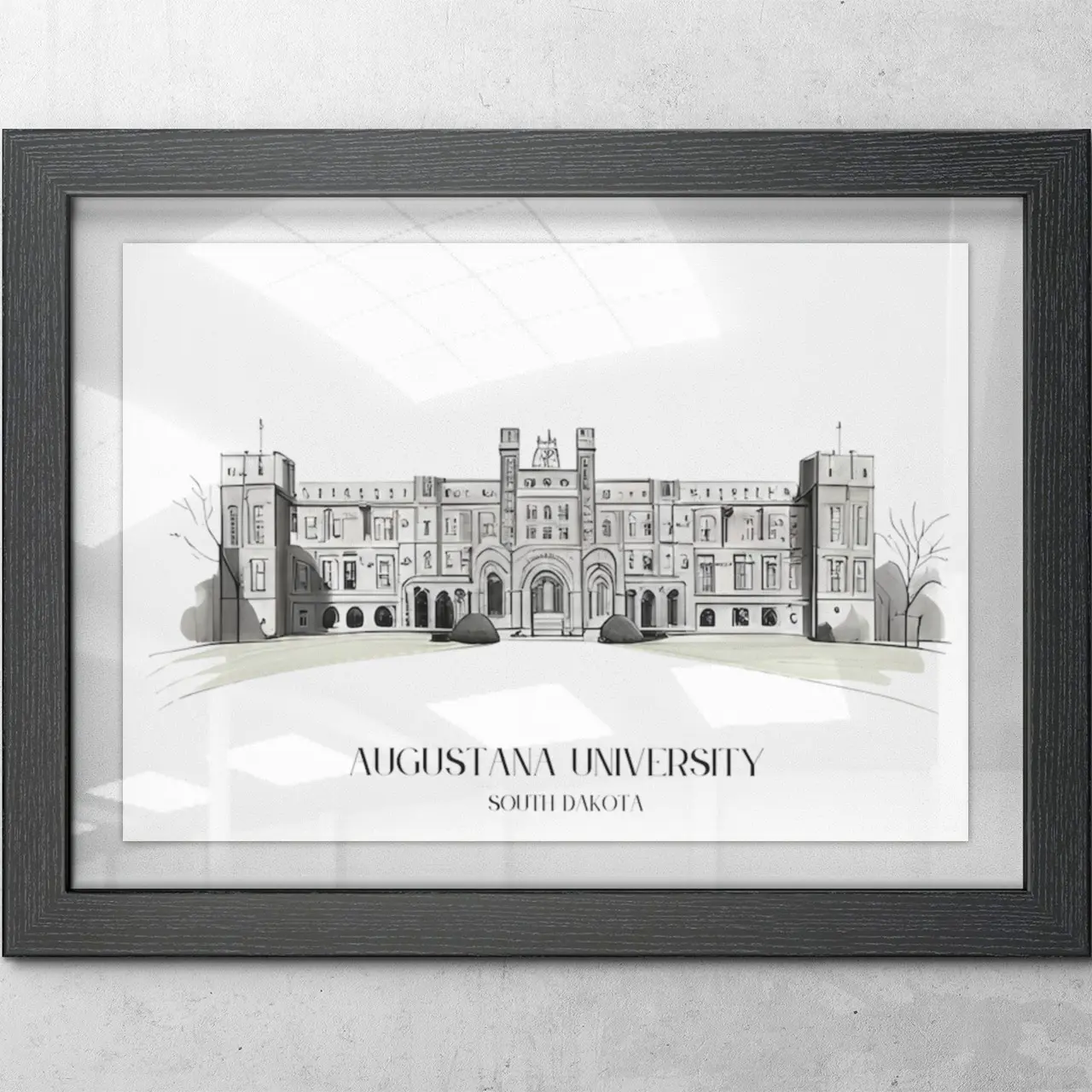 Augustana University Poster Decor Gift Decorative Prop Ornaments Decoration Wall Room Photo Artistic