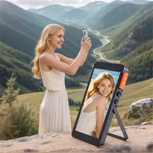 Portable Phone Rear Selfie Display, Essential Travel Vlog Equipment, Photography Assistant Tool, Enhance Your Selfies, Perfect for Video Production