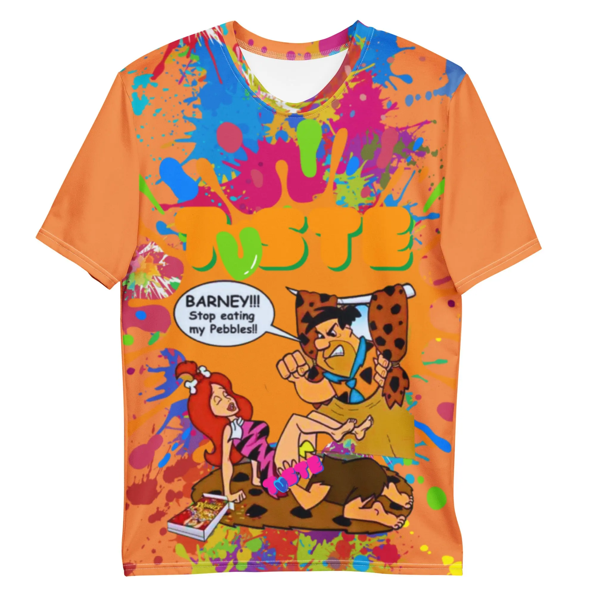 SOON TASTE FRUITY PEBBLES TYEDIE T-SHIRT (MANGO)