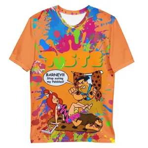 SOON TASTE FRUITY PEBBLES TYEDIE T-SHIRT (MANGO)