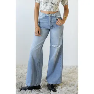 Nectar Premium Denim: The Olivine Wide Leg Jeans