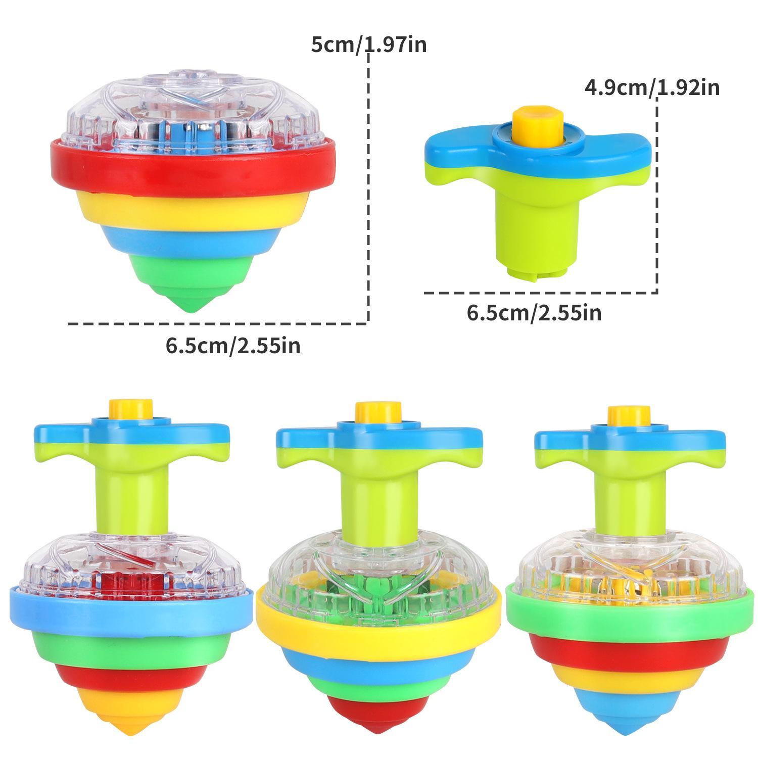 Hot topic LED Glow Spinning Top, 1pc Colorful Flashing Light Fun Fidget Toy for Kids, Boys & Girls, Birthday Party Favors, Sensory Play Indoor/Outdoor Rotating Gyroscope Toy, Anti-Stress Stress-Relief Toy