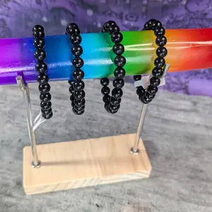 Black Obsidian Crystal Bracelet