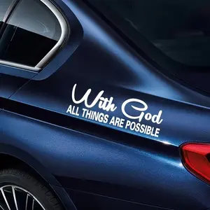 Car Sporty Sticker, Everything Is Possible Car Decal, Inspirational Design, Perfect for Vehicle Decoration, Durable & Easy to Apply