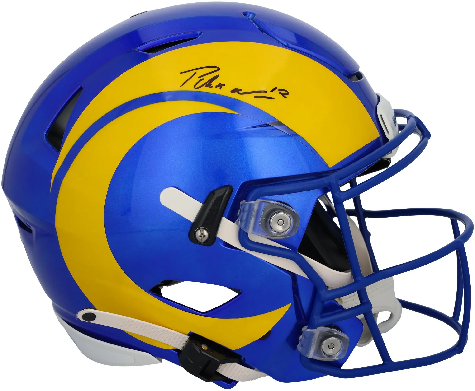 Puka Nacua Los Angeles Rams Autographed Riddell Speed Flex Authentic Helmet - Fanatics Authentic Certified