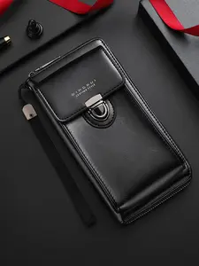 Men's Long Zipper Handbag with Phone Pocket, Multi-Card Wallet, Business Style Wallet, Large Capacity, Travel Safety, Thanksgiving Christmas Gift