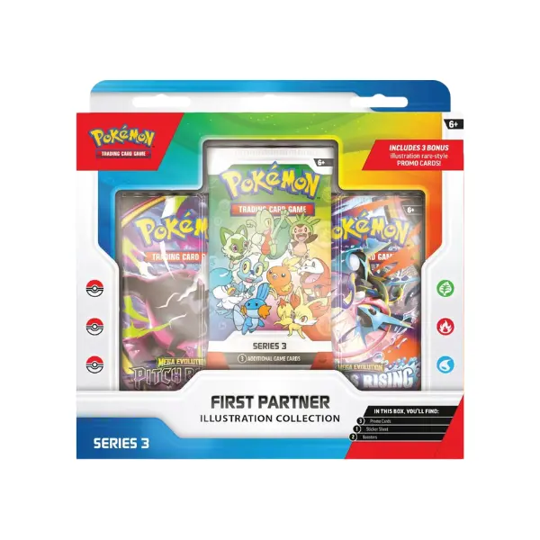 Pokemon First Partner Series 3 Illustration Collection Box