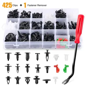 Nilight 425 Pcs Car Push Retainer Clips Kits For GM Ford Toyota Honda Chrysler