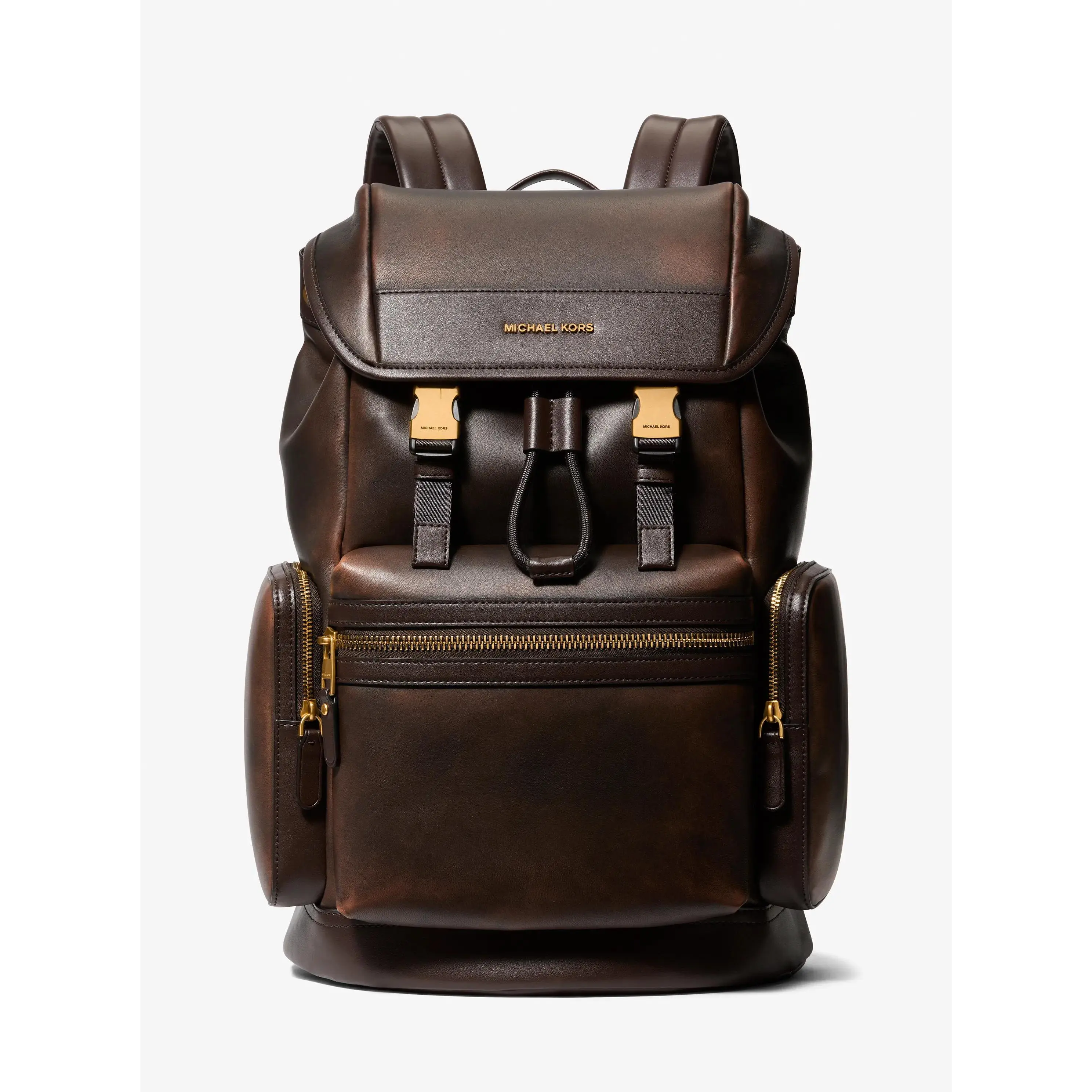 Hudson Burnished Leather Backpack