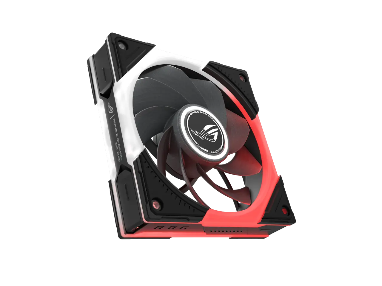 ASUS ROG Eurux GR120 ARGB Reverse PWM Fan Single Pack 120mm PWM Fan, 2200RPM, Patented Daisy-Chain Design, Exclusive Lighting Effects and Customizations