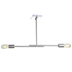 JONATHAN Y Turing 30.5" Adjustable Metal LED Linear Pendant