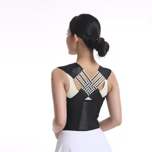 This unisex adjustable posture corrector tightens the waist and maintains an upright posture for everyday wear. Made from comfortable fabric, it's a multi-functional shapewear.