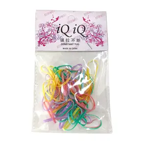 [Not for Sale]Polyband Hair Ties Assorted Colors Latex Elastic Bands Easy Glide Ultra-Strong Hold Accessories All Hair Types