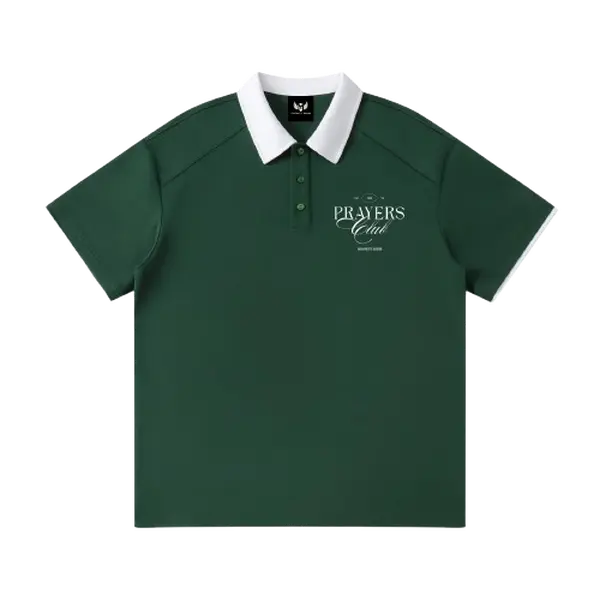 Prayer Club Raglan Polo Shirt